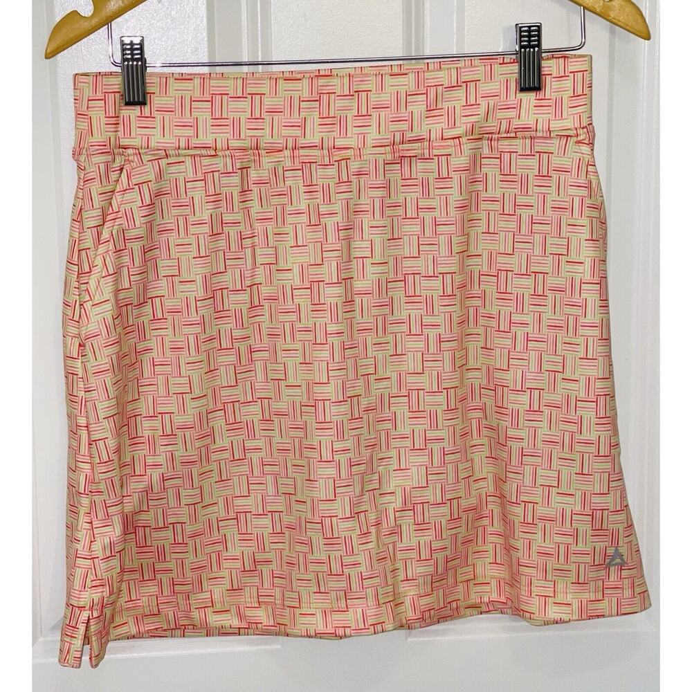 Women's Bermuda Sands Abstract‎ Skort Skirt Mini Tennis Golf Active Athletic (S)